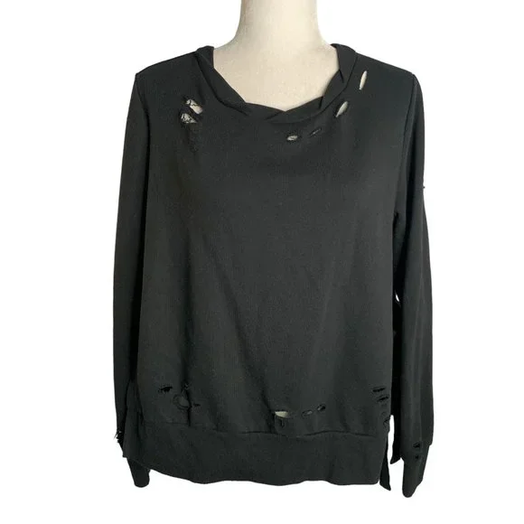 Romeo Juliet Sweaters Romeo Juliet Distressed Pullover